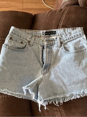 Elemental Light Wash Denim Cutoff Shorts